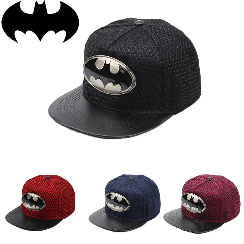 DC Anime Figure Batman Bruce Wayne Logo The Joker Baseball Cap Peaked Cap Mesh Cap Teen Adult Size Adjustable Birthday Gifts-