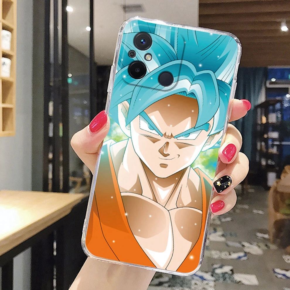 Anime Dragons-Balls Son-Gokūs Silicone Case - Soft Bag Clear Transparent Phone Back Cover - Xiaomi Redmi 12C - Xiaomi Redmi 12C 12 C Capa - Anime Fan Gift-qlzhu68-Redmi 12C-