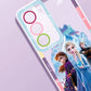 Disney Frozen Princess Phone Case for Samsung Galaxy S24 S23 S22 - Angel Eyes, Transparent Cover-