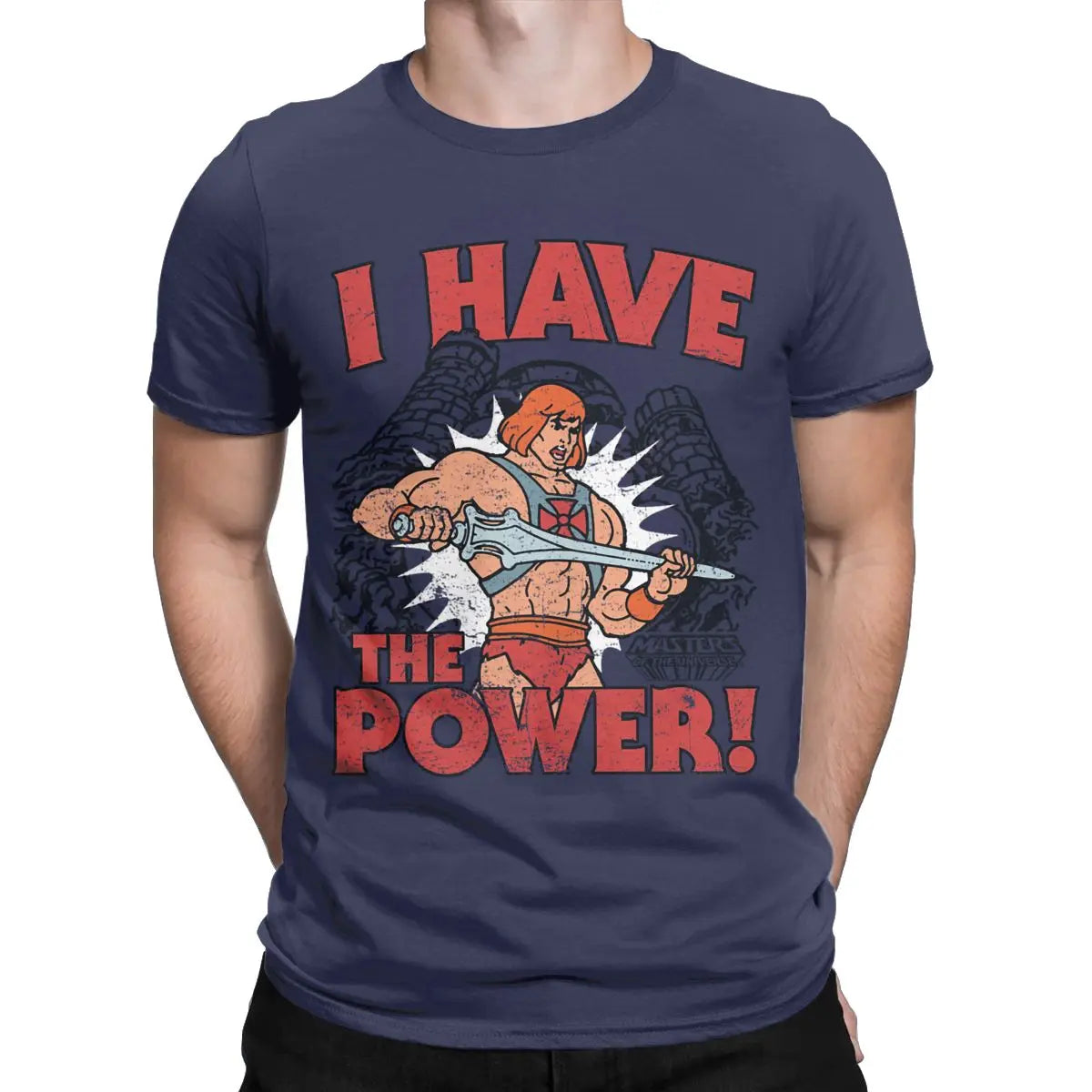 He-Man "I Have The Power" T-Shirt: Masters of the Universe - Cotton Vintage Crewneck for Men - Movie Fan Present-