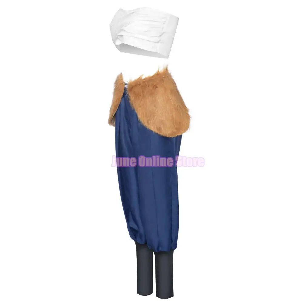 Anime Demon Slayer Hashibira Inosuke Cosplay Costume - Kimetsu No Yaiba Inosuke Uniform Comes with Wig, Pig Mask, and Halloween Outfit for Women-