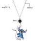 Lilo & Stitch Pendant Necklace - Cute Anime Jewelry Cartoon Angel Chain Collar Gift-