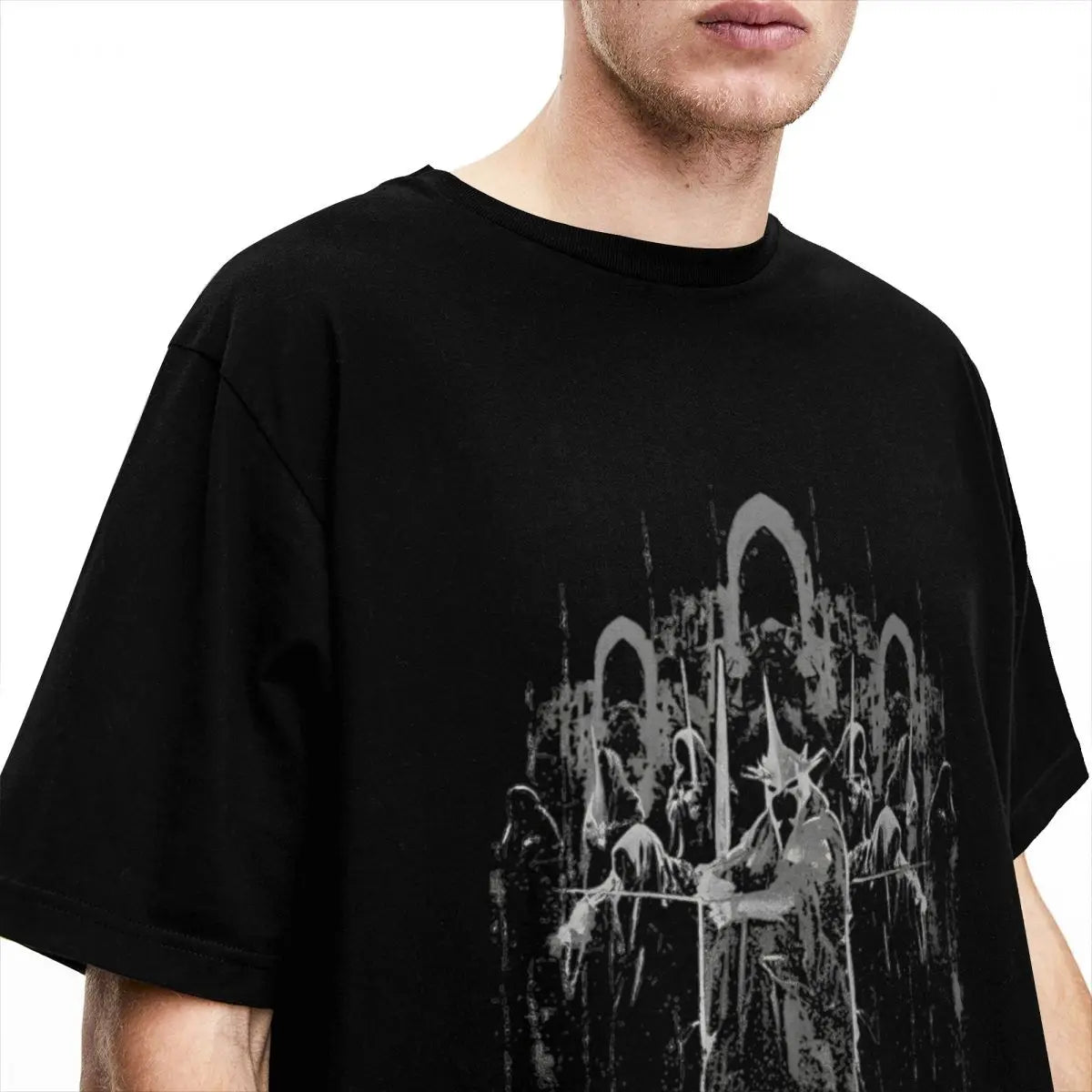 Mordor - Lords of The Rings T-Shirt - Harajuku Style - Summer Casual Oversized Cotton Tees - O Neck Y2K Design-