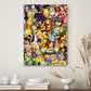 Funny Simpsons Pop Art Poster - Family Canvas Painting for Kids’ Rooms - Cool Gift for Cartoon Movie Fans-