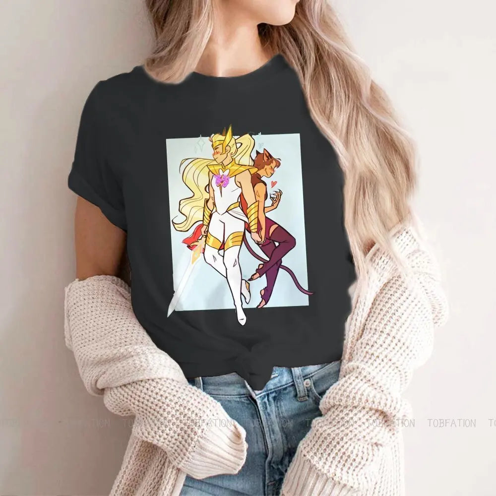 She-Ra & Princess of Power Fashion Tee: Oversized Soft Print T-Shirt for Girls - Perfect Retro Cartoon Present-