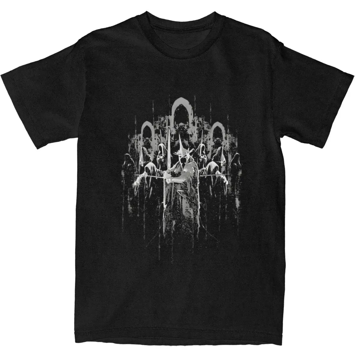 Mordor - Lords of The Rings T-Shirt - Harajuku Style - Summer Casual Oversized Cotton Tees - O Neck Y2K Design-