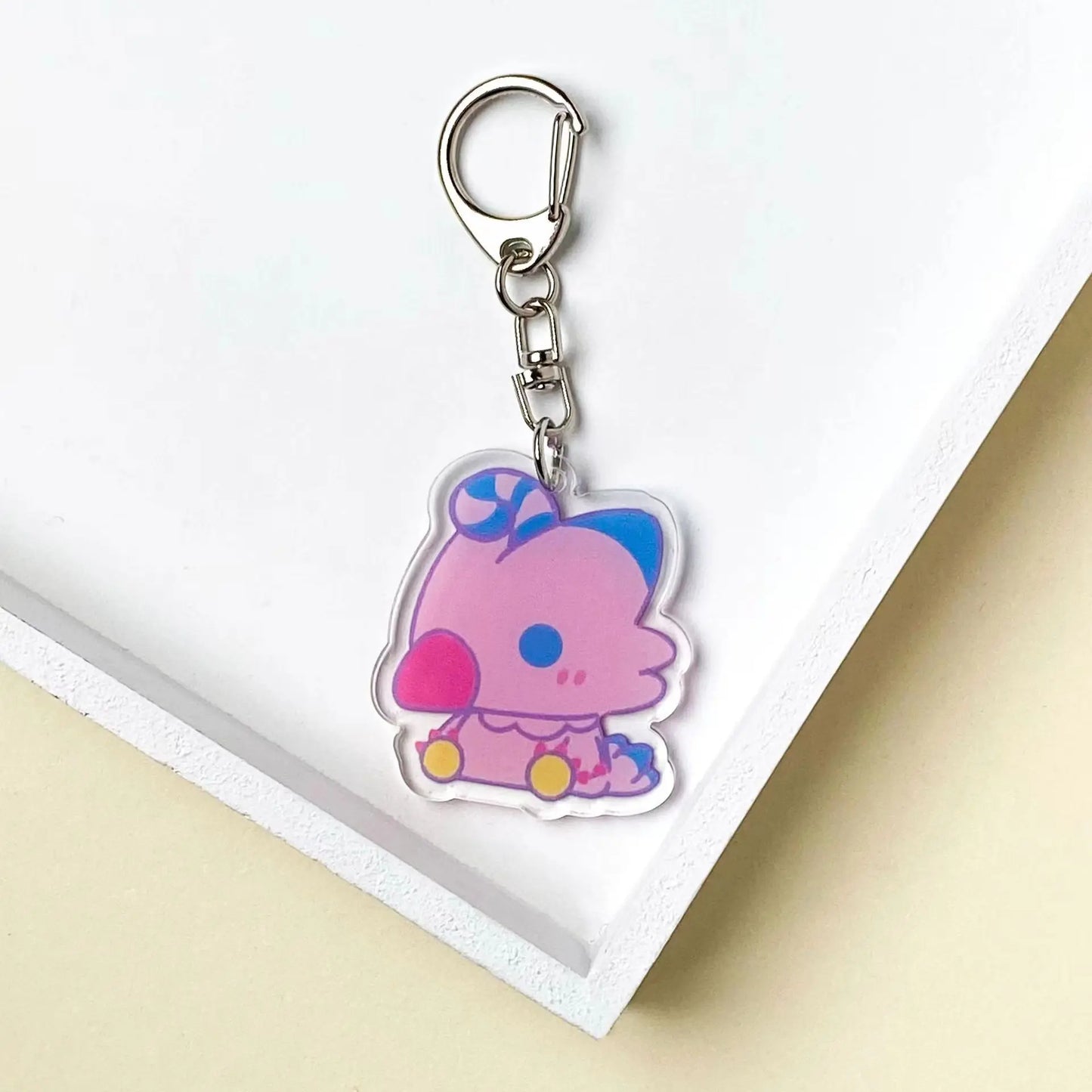 Digimon Adventure Acrylic Keychain - Retro Anime Character Backpack Pendant Gift-Bichu Beast-