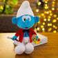 2023 New 40cm Cartoon Character Creative Smurf Cute Plush Toy Kawaii Doll Children’s Soothing Toy Birthday Gift Christmas Gift-C-40cm-