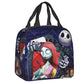 Tim Burton Christmas Lunch Box - Skull Jack Reusable Cooler - Perfect for Halloween-6-22x20x13cm-