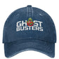 Classic Ghostbusters Denim Dad Hat - Distressed Unisex Baseball Cap for Running or Golf-Navy Blue-One Size-