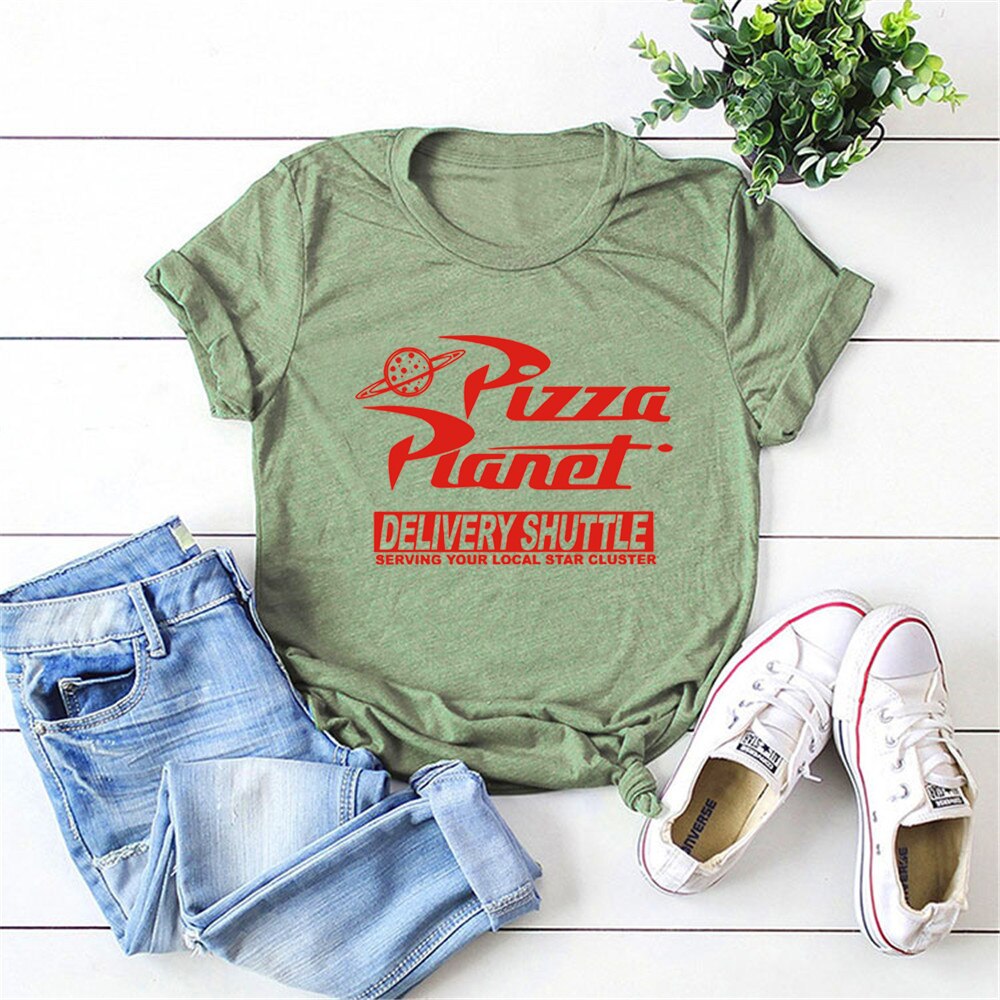 Pizza Planet Shirt - Vacation T-Shirt - Retro Television And Video - 1990s Garment-