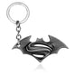 Batman Darts Metal Keychains Cosplay Props Film Television Works Peripheral Gifts Men Women Backpack Jewelry Accessories-K154-silver-