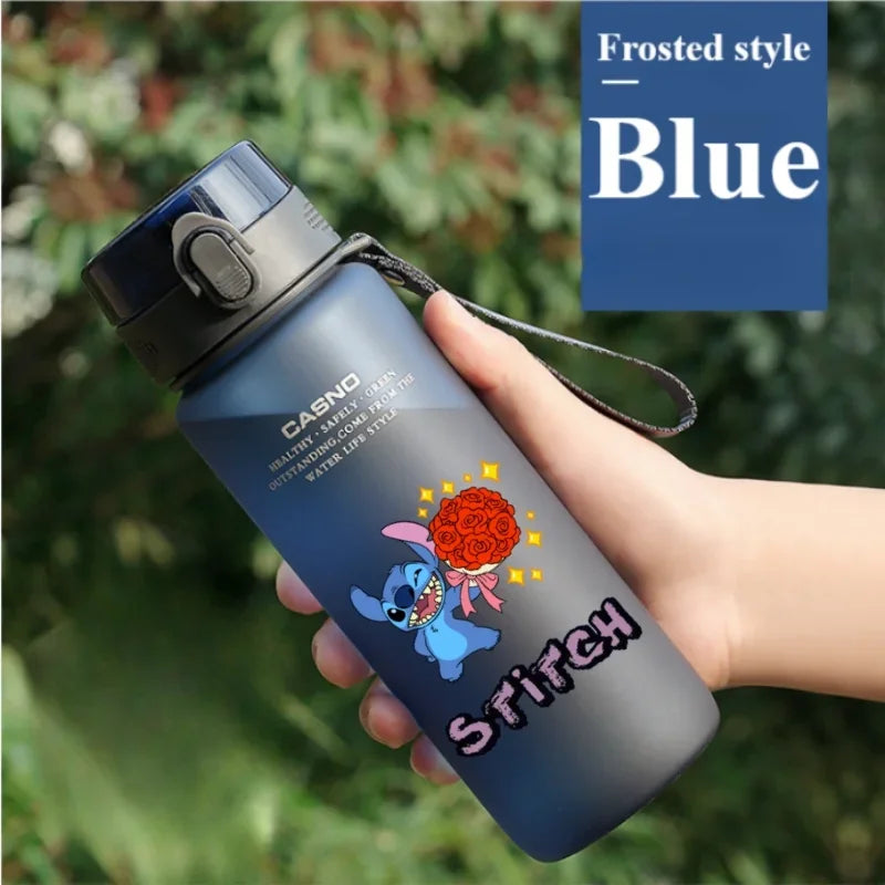 1000ML Stitch Water Cup Bottle - Cartoon Plastic Large Capacity Outdoor Sports Gift-30-560ML-