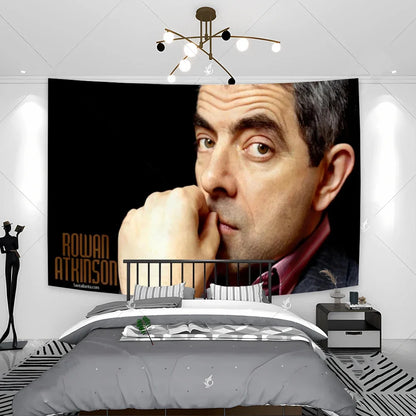 Funny Mr. Bean Painting Tapestry – 90x150cm Wall Hanging Room Decor and Bedding Carpet Aesthetic-4-40CMx60CM-