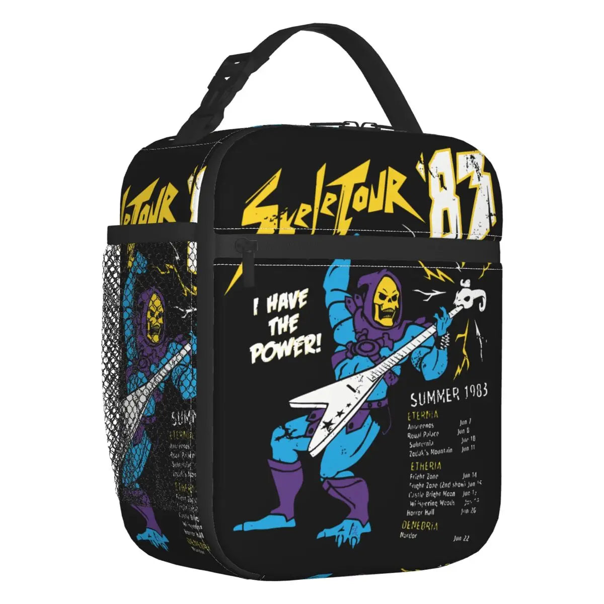 He-Man & Skeletor Insulated Lunch Tote Bag: Masters of the Universe Reusable Cooler for School & Work - Fan Gift-QCBQ-502-CHINA-26x21x11cm