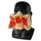 Halloween Predator Latex Half-Face Mask - Scary Cosplay Costume for Adults-