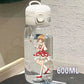 Cardcaptor Sakura Straw Water Bottle - 400ML/600ML Transparent Plastic Anti-Drop Cup for Students and Kids-6-2-