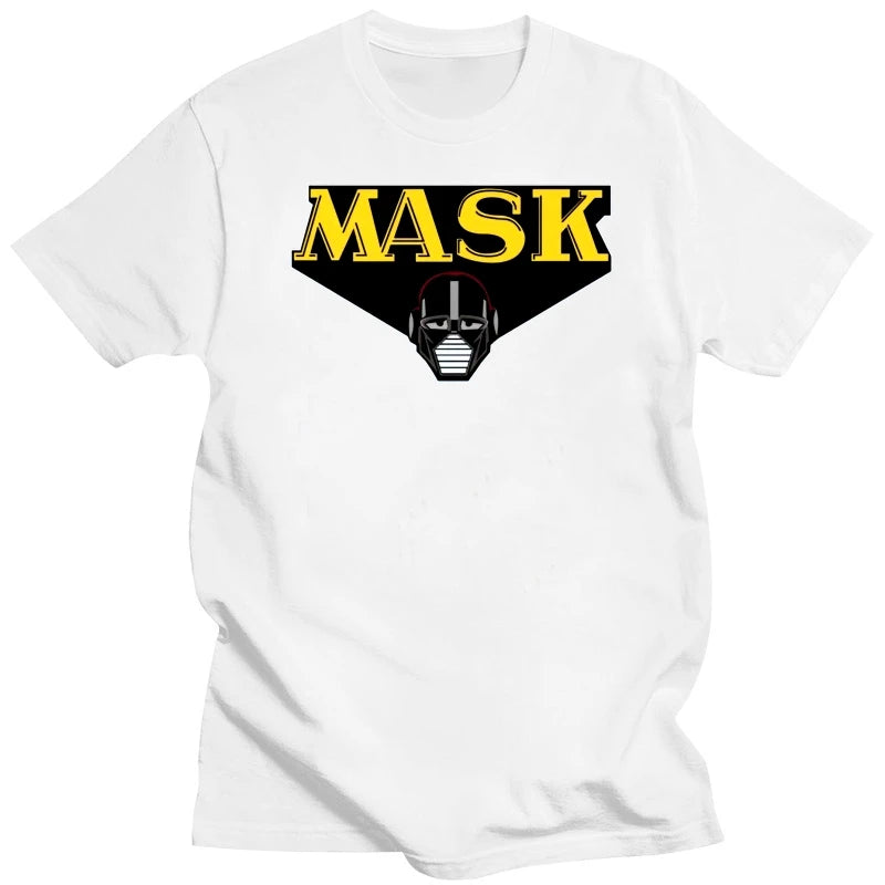 M.A.S.K. Mobile Armored Strike Command T-Shirt - 80s Cartoon Nostalgia Gift for Fans-whiteMen-S-