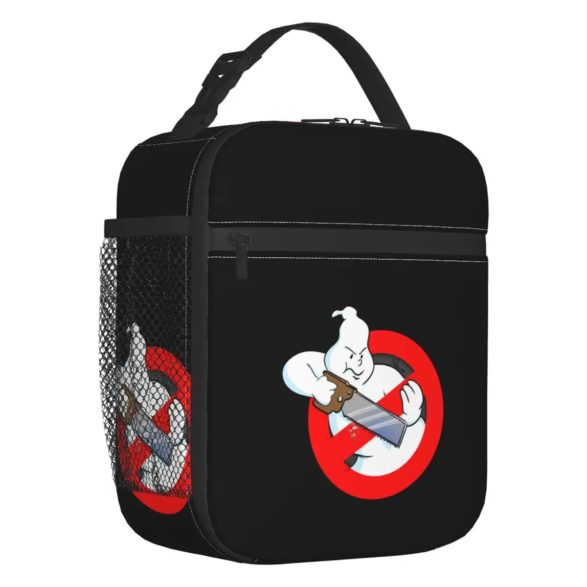 Ghostbusters Slimer Lunch Bag - Portable and Multifunctional - Green Ghost Supernatural Movie Box-11-Lunch Bag-