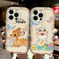 Bambi Thumper Friend Phone Case for iPhone 15 14 13 12 11 - Wave Oil Cover-