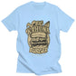 Big Kahuna Burger T-Shirt - Retro Cartoon Print Harajuku Aesthetic Soft Cotton Gift Tee-light-blue-XL-