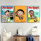 Mr. Bean Cartoon Poster – Paper Print for Living Room, Bedroom, Cafe, or Bar Decoration-