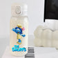 The Smurfs Straw Water Bottle - Large Capacity Cartoon Cup for Kids, Outdoor Sports, Portable Retro Anime Gift-27-600ML-