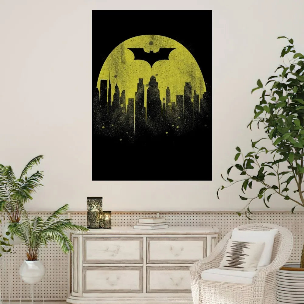 BEAST KINGDOM Film B-Batman Comic Poster Prints Wall Painting Bedroom Living Room Wall Sticker Office Small-z1-42X30cm-