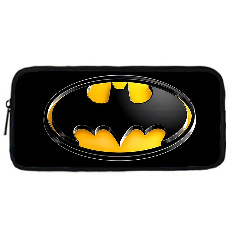 Super Hero B-BatmanS LOGO Child School Backpack With Shoulder Bag Pencil Bags School Bags for Boys Girls Best Gift-BD-198BDHJJ9A1-