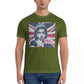 Men’s T-Shirt "God Save" – Creative Cotton Short Sleeve Round Collar Mr. Bean Tee, Perfect Gift Idea-army green-6XL-