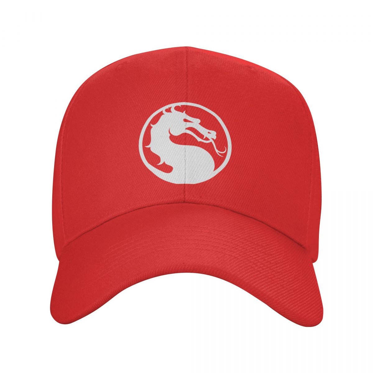 Mortal Kombat - Snapback Baseball Cap - Summer Hat For Men and Women-Red-Adjustable Cap-