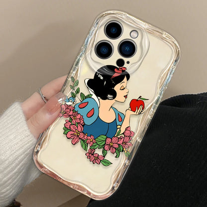 Disney Princess Snow White Phone Case for iPhone 15 14 13 12 11 - Wave Oil Cover for Protection-iPhone 8-WA4201CLE-