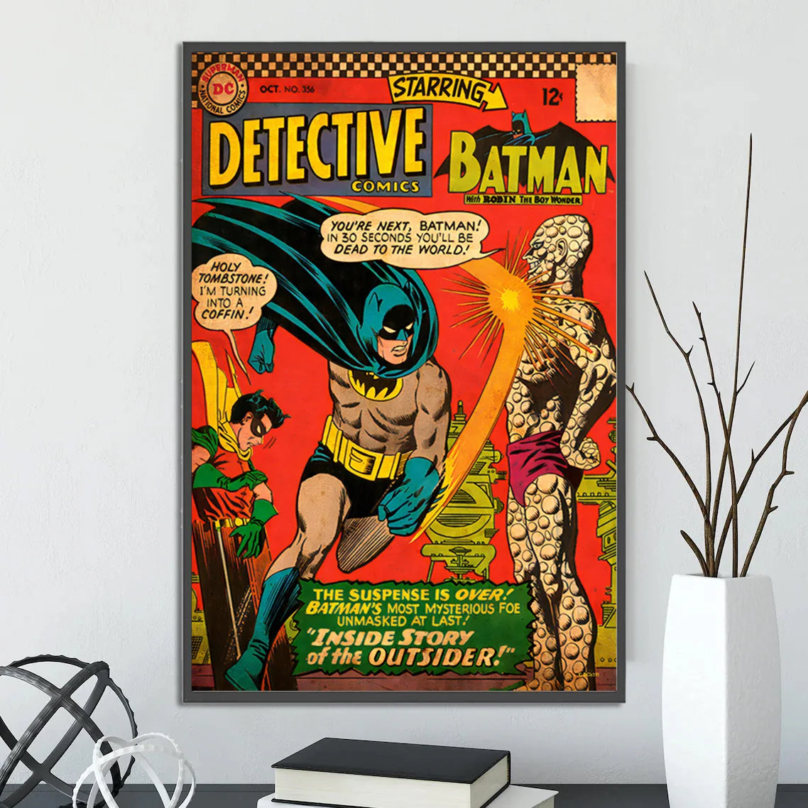 Batman Self-adhesive Poster Movie Wallpaper Figures Home Decoration Painting Wall Art DC Classic Covers Room Decor Kids Gift-33-28-28-50x75cm Unframed-CHINA