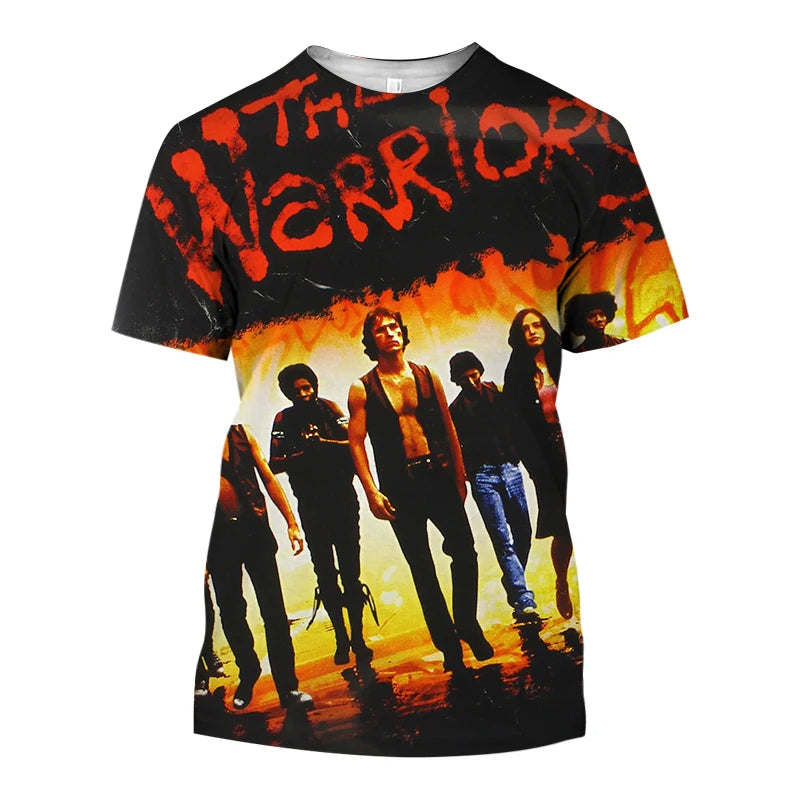 The Warriors Tee - Fashion Casual O-Neck Design - Streetwear Movie T-Shirts for Men-