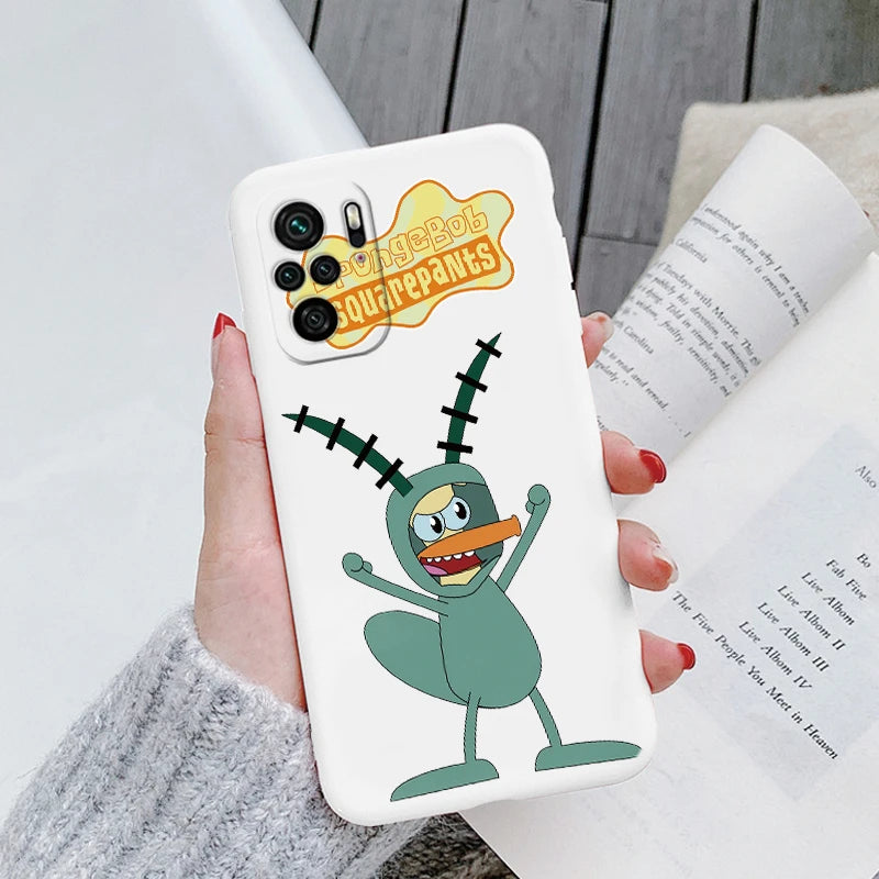 Sponge Bob Square Pants - Patrick Star Phone Cover For POCO M5S - Back Cover Soft Silicone - For Xiaomi POCOM5S M5 S - PocoM5 S Fundas Bag - Xiaomi Poco M5S - Anime Fan Gift-Kba-hmbb80-POCO M5S-