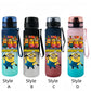 Despicable Me Minions Sports Water Bottle - 650ML Large Capacity Plastic Bottle for Outdoor Activities-xh18-Style A-