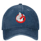 Funny Ghostbusters Denim Cap - Summer Hiking, Fishing, and Hip-Hop Hat for Men-Navy Blue-as picture-