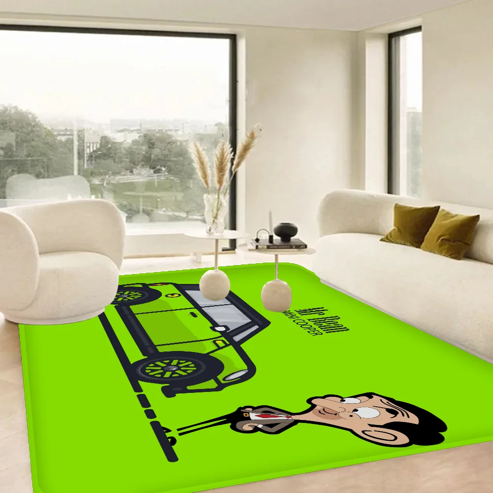 Mr. Bean Door Mat – Washable Non-Slip Area Rug for Living Room, Kitchen, or Bedside Use-z1-80x120 cm-