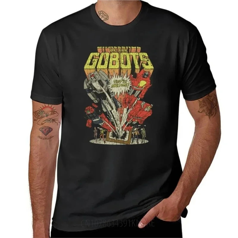 Challenge of the GoBots 1984 T-Shirt - Vintage Cartoon 80s Throwback Men’s Tee Gift-