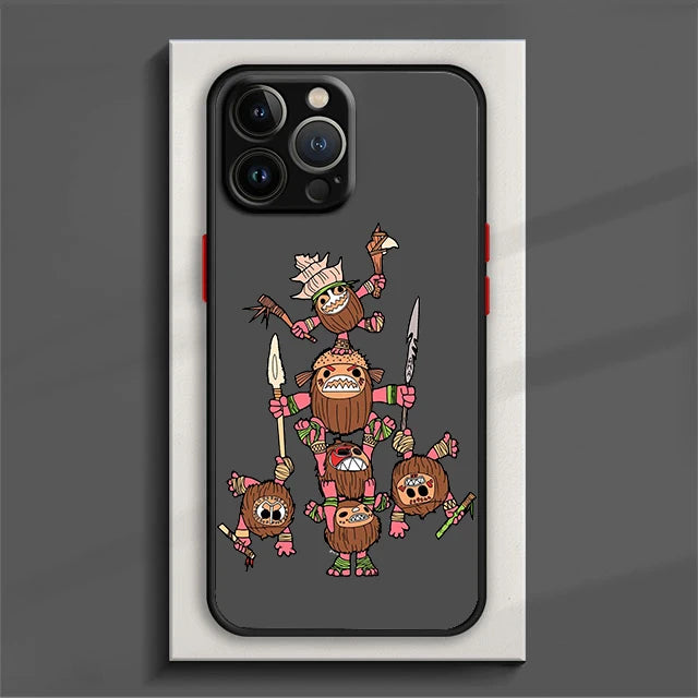 Moana Maui Animation Phone Case for iPhone 15 14 13 12 11 - Matte Frosted Translucent Cover-FA10901HES-iPhone 15 Pro Max-