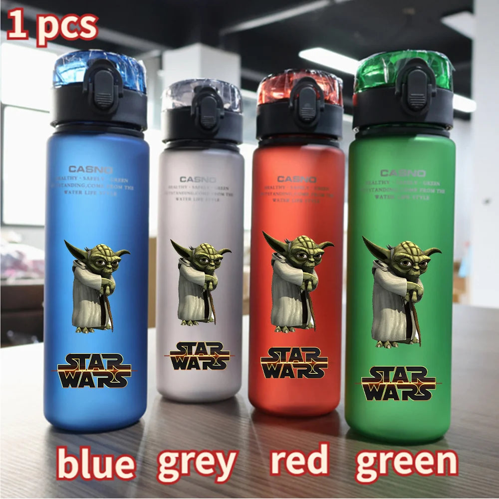 Star Wars Jedi Knight Water Cup - 560ML Laser Sword Portable Sports Bottle - Outdoor Adventure Design-2-1 pcs red-