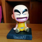 Dragon Ball Z Bobblehead Toy - Goku and Kuririn Action Figures - Fun Car Decorations-xiao lin-