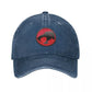 Denim Thundercats Logo Cap - 80s Retro Snapback - Unisex Cheetara Hi-Man Hat-Navy Blue-Adjustable-