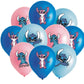 10pcs Stitch Party Balloons Set - Birthday Baby Shower Kids Cartoon Decorations Toy-10pcs 2-