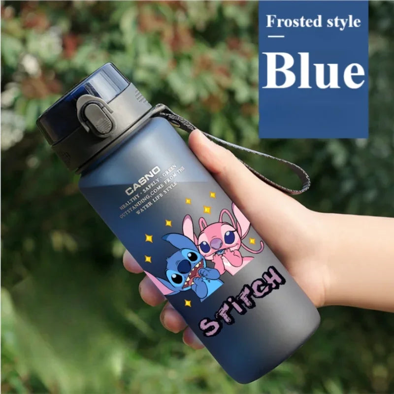 1000ML Stitch Water Cup Bottle - Cartoon Plastic Large Capacity Outdoor Sports Gift-35-560ML-