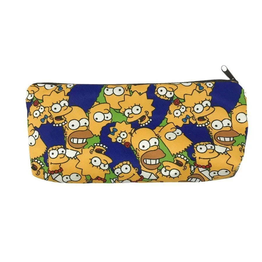 Cute Simpsons Pencil Case - Waterproof Stationery Bag - Thoughtful Cult Present for Students or Coworkers-1-