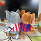 20cm Football Player Tom and Jerry Plush Toy - Soft and Huggable Stuffed Doll - Great as Ornaments and Gifts-