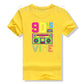 90s Vibe Funny Graphic Tee - Retro 1990s Style Fashion - Nineties Costume T-Shirt for Women & Men-Yellow-S-