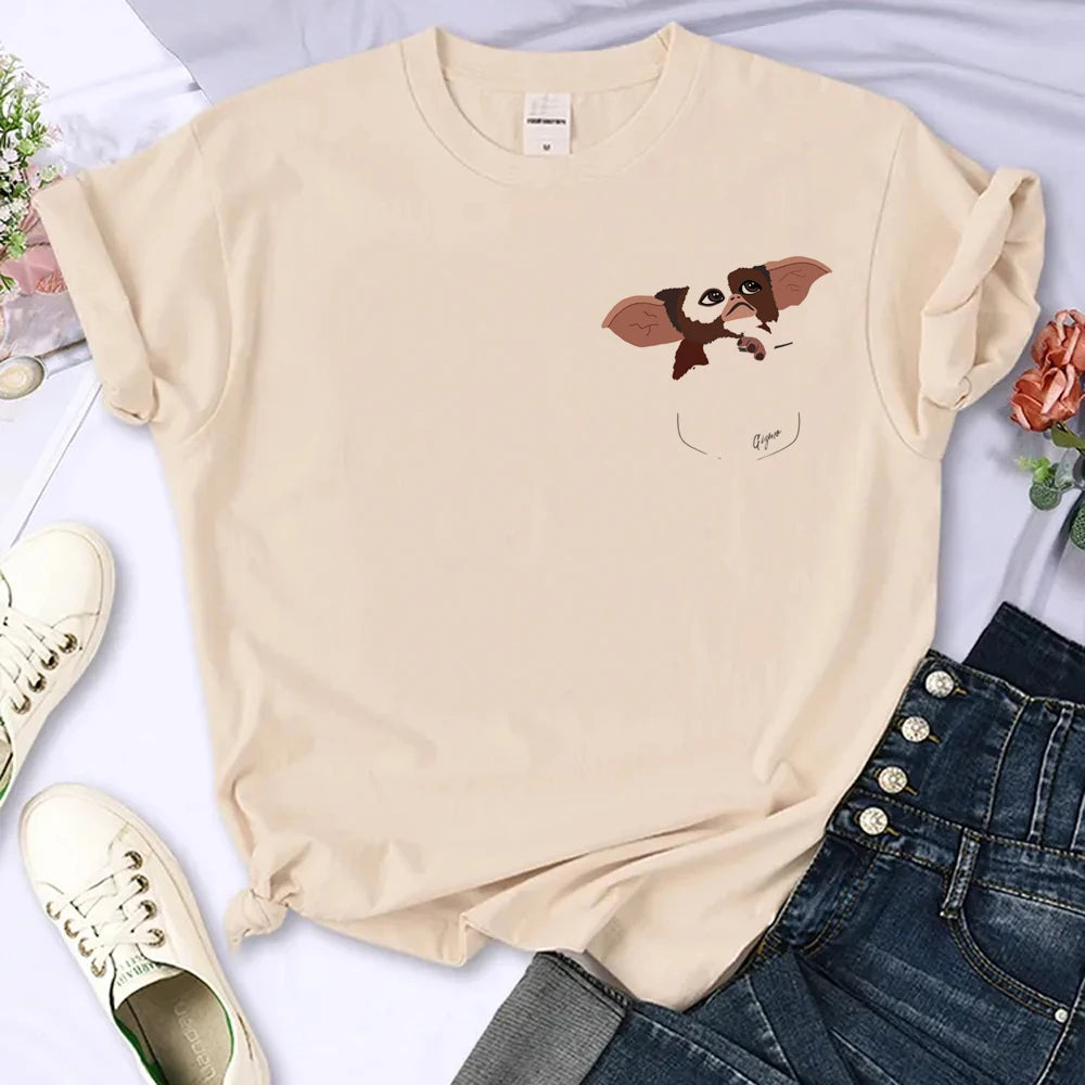 Gremlins T Shirt Women - Anime Streetwear Comic - T Shirt Female Designer - Women Clothes-YY268-10 KAQISE-CHINA-XL