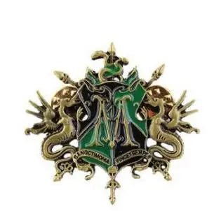 Harry Potter Brooch Pins - Hogwarts House Badges for Gryffindor and Slytherin Fans-6-